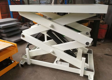 Fixed Stationary Scissor Lift Table 1 Ton Penggunaan Industri Pengoperasian yang Halus